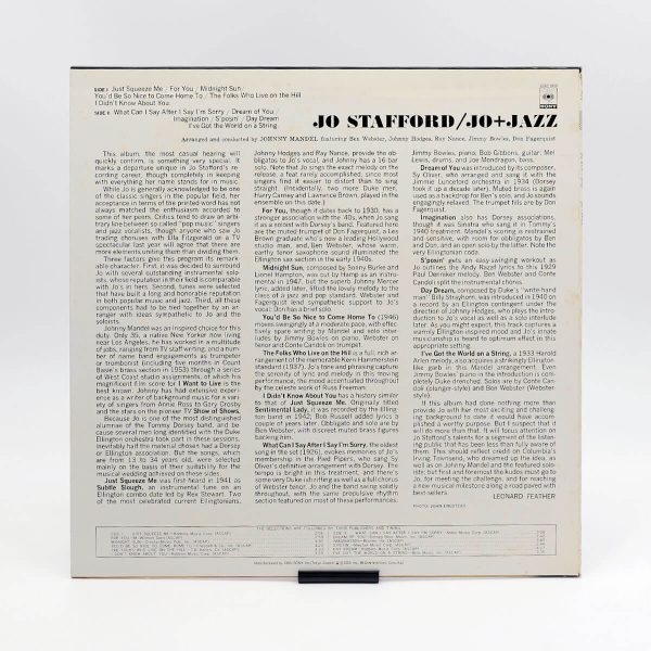 Jo Stafford – Jo + Jazz