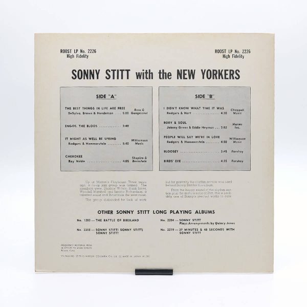 Sonny Stitt – Sonny Stitt With The New Yorkers (4) Sonny Stitt – Sonny Stitt With The New Yorkers